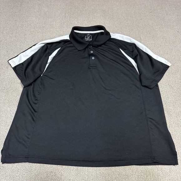 Architect Polo Black White Short Sleeve Men’s Size XL - Picture 1 of 11